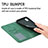 Leather Case Stands Flip Cover Holder S07D for Samsung Galaxy S22 Plus 5G