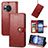 Leather Case Stands Flip Cover Holder S07D for Sharp Aquos R8