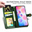Leather Case Stands Flip Cover Holder S07D for Xiaomi Redmi Note 10 Pro 4G