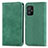 Leather Case Stands Flip Cover Holder S08D for Asus Zenfone 8 ZS590KS Green
