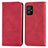 Leather Case Stands Flip Cover Holder S08D for Asus Zenfone 8 ZS590KS Red