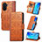 Leather Case Stands Flip Cover Holder S08D for Huawei Enjoy 50