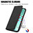 Leather Case Stands Flip Cover Holder S08D for Huawei Honor 60 5G