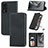 Leather Case Stands Flip Cover Holder S08D for Huawei Honor V40 5G