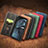 Leather Case Stands Flip Cover Holder S08D for Motorola Moto G14