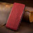 Leather Case Stands Flip Cover Holder S08D for Samsung Galaxy S24 Plus 5G