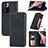 Leather Case Stands Flip Cover Holder S08D for Xiaomi Mi 11i 5G (2022)