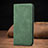 Leather Case Stands Flip Cover Holder S08D for Xiaomi POCO C3 Green