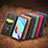 Leather Case Stands Flip Cover Holder S08D for Xiaomi Redmi 10 4G