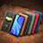 Leather Case Stands Flip Cover Holder S08D for Xiaomi Redmi 9