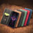 Leather Case Stands Flip Cover Holder S08D for Xiaomi Redmi K40 Gaming 5G