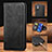 Leather Case Stands Flip Cover Holder S08D for Xiaomi Redmi Note 10 5G