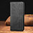 Leather Case Stands Flip Cover Holder S08D for Xiaomi Redmi Note 10 Pro Max Black