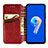 Leather Case Stands Flip Cover Holder S09D for Asus Zenfone 9