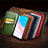 Leather Case Stands Flip Cover Holder S09D for Huawei Honor 50 Lite