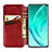 Leather Case Stands Flip Cover Holder S09D for Huawei Honor 60 5G