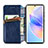 Leather Case Stands Flip Cover Holder S09D for Huawei Honor 60 SE 5G