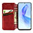 Leather Case Stands Flip Cover Holder S09D for Huawei Honor 90 Lite 5G