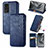 Leather Case Stands Flip Cover Holder S09D for Huawei Honor V40 5G