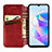 Leather Case Stands Flip Cover Holder S09D for Huawei Honor X7a