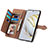 Leather Case Stands Flip Cover Holder S09D for Huawei Nova 10