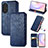 Leather Case Stands Flip Cover Holder S09D for Huawei Nova 9 SE