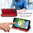 Leather Case Stands Flip Cover Holder S09D for Motorola Moto E13