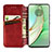 Leather Case Stands Flip Cover Holder S09D for Motorola Moto Edge (2023) 5G