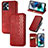 Leather Case Stands Flip Cover Holder S09D for Motorola Moto G23