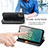 Leather Case Stands Flip Cover Holder S09D for Nokia C210