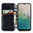 Leather Case Stands Flip Cover Holder S09D for Nokia C32