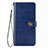 Leather Case Stands Flip Cover Holder S09D for Samsung Galaxy S21 FE 5G