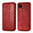 Leather Case Stands Flip Cover Holder S09D for Xiaomi POCO C31 Red