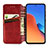 Leather Case Stands Flip Cover Holder S09D for Xiaomi Redmi 12 4G