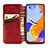 Leather Case Stands Flip Cover Holder S09D for Xiaomi Redmi Note 12 Pro 4G