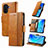 Leather Case Stands Flip Cover Holder S10D for Huawei Enjoy 50