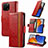 Leather Case Stands Flip Cover Holder S10D for Huawei Enjoy 50z