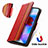 Leather Case Stands Flip Cover Holder S10D for Huawei Honor X7a