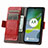 Leather Case Stands Flip Cover Holder S10D for Motorola Moto E13