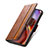 Leather Case Stands Flip Cover Holder S10D for Motorola Moto Edge 40 Pro 5G