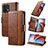 Leather Case Stands Flip Cover Holder S10D for Motorola Moto Edge 40 Pro 5G