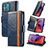 Leather Case Stands Flip Cover Holder S10D for Motorola Moto G84 5G