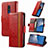 Leather Case Stands Flip Cover Holder S10D for Nokia C3