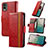 Leather Case Stands Flip Cover Holder S10D for Nokia C32