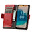 Leather Case Stands Flip Cover Holder S10D for Nokia G22