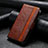 Leather Case Stands Flip Cover Holder S10D for Sharp Aquos R8 Pro