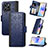 Leather Case Stands Flip Cover Holder S11D for Huawei Honor 60 SE 5G