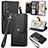 Leather Case Stands Flip Cover Holder S15D for Huawei Honor 90 5G