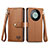 Leather Case Stands Flip Cover Holder S15D for Huawei Mate 60