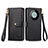 Leather Case Stands Flip Cover Holder S15D for Huawei Mate 60 Pro